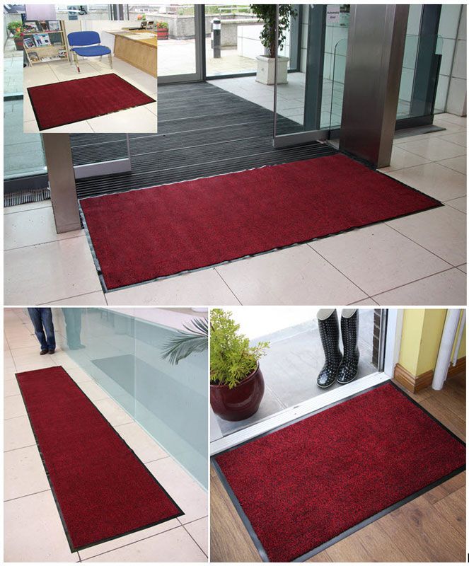Commercial Washable Rubber Barrier Mats NonSlip Entrance Office Shop